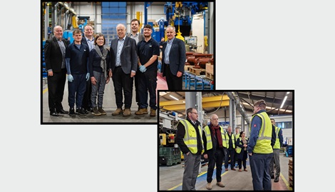 Niels Kjaer Tours AVK in the UK factories